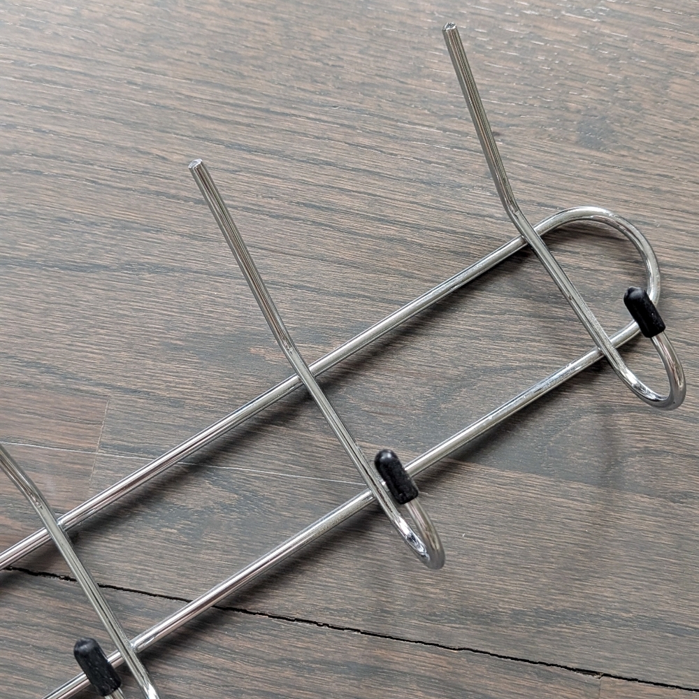 Stainless Steel Wall Coat Hooks, 20" Long - Picture 3 of 4